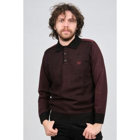Pelikan 1577412 Bordo Polo Yaka Erkek Kazak
