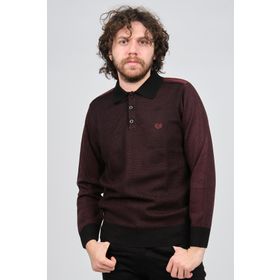 Pelikan 1577412 Bordo Polo Yaka Erkek Kazak