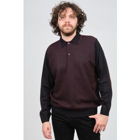 Pelikan 1578418 Bordo Polo Yaka Erkek Kazak