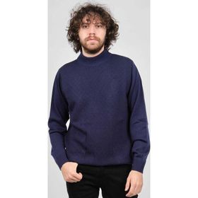 Pelikan 1578710 Mor Desenli Yarım Balıkçı Erkek Kazak