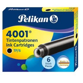 Pelikan 301218 Siyah 6'lı Dolma Kalem Tüpü