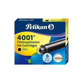 Pelikan 301218 Siyah 6'lı Dolma Kalem Tüpü