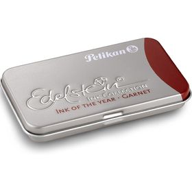 Pelikan 339648 Edelstein Garnet Kırmızısı 6lı Dolmakalem Kartuşu