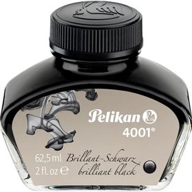 Pelikan 4001 62.5 ml Siyah Şişe Dolma Kalem Mürekkep