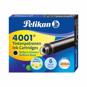 Pelikan 4001 6'lı Siyah Kartuş