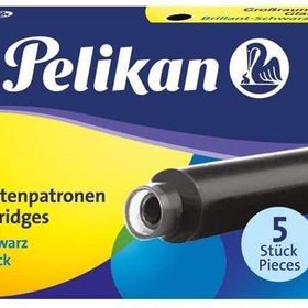 Pelikan 4001 Siyah 5'li Dev Dolmakalem Kartuşu