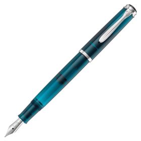 Pelikan 802390 Klasik Seri Special Edition M205 Aquamarine Dolma Kalem - F Uç