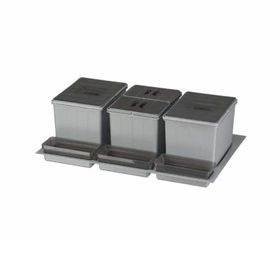 Pelikan 81170 Çekmece İçi 16 lt 3 Kova Otomatik Çöp Kovası