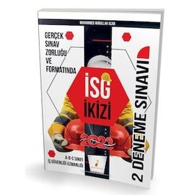Pelikan İş Güvenliği Uzmanlığı İSG İkizi 2 Özgün Deneme