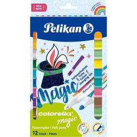 Pelikan Magic 411 Colorella 12'li Kutu Keçeli Kalem