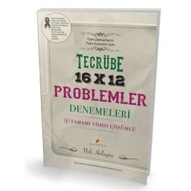 Pelikan Tıp Teknik Yayıncılık Nuh Hellagün Tecrübe 16x12 Video Çözümlü Problemler Denemeleri