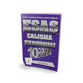Pelikan Yayıncılık 2018 KPSS ve Kurum Sınavlarına Yönelik Esas Çalışma Ekonomisi 10 Çözümlü Deneme