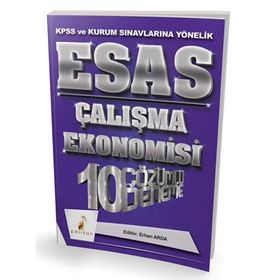 Pelikan Yayıncılık 2018 KPSS ve Kurum Sınavlarına Yönelik Esas Çalışma Ekonomisi 10 Çözümlü Deneme