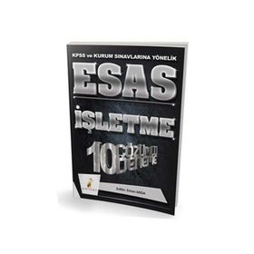 Pelikan Yayıncılık 2018 KPSS ve Kurum Sınavlarına Yönelik Esas İşletme 10 Çözümlü Deneme