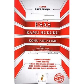 Pelikan Yayıncılık Esas Kamu Hukuku Konu Anlatımı