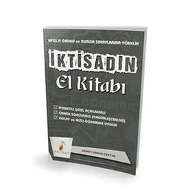 Pelikan Yayıncılık İktisadın El Kitabı KPSS A Ve Kurum Sınavlarına Yönelik Konu Anlatımlı