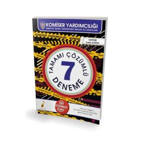 Pelikan Yayıncılık Komiser Yardımcılığı 7 Çözümlü Deneme Sınavı