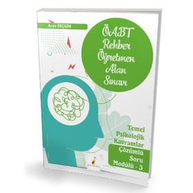 Pelikan Yayıncılık Pelikan 2022 ÖABT Rehber Öğretmenliği Alan Sınavı Temel Psikolojik Kavramlar Çözümlü Soru Modülü 3