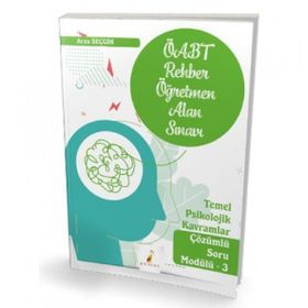 Pelikan Yayıncılık Pelikan 2022 ÖABT Rehber Öğretmenliği Alan Sınavı Temel Psikolojik Kavramlar Çözümlü Soru Modülü 3