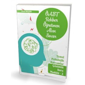 Pelikan Yayıncılık Pelikan 2022 ÖABT Rehber Öğretmenliği Alan Sınavı Temel Psikolojik Kavramlar Çözümlü Soru Modülü 3