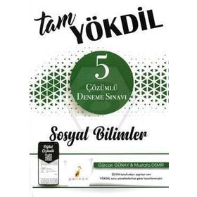 Pelikan Yayıncılık Tam YÖKDİL Sosyal Bilimler 5 Çözümlü Deneme