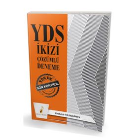 Pelikan Yayıncılık YDS İkizi Çözümlü Deneme