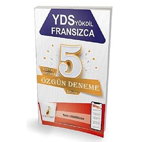 Pelikan Yayıncılık - YDS YÖKDİL Fransızca Dijital Çözümlü 5 Özgün Deneme Sınavı
