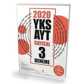 Pelikan Yayınları 2020 YKS AYT Sayısal 3 Deneme Sınavı