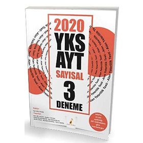 Pelikan Yayınları 2020 YKS AYT Sayısal 3 Deneme Sınavı