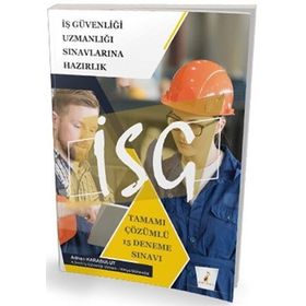 Pelikan Yayınları 2021 İSG İş Güvenliği Uzmanlığı Sınavı Tamamı Çözümlü 15 Deneme Sınavı