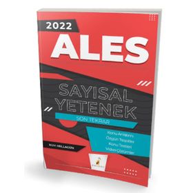Pelikan Yayınları 2022 ALES Sayısal Yetenek Son Tekrar Konu Anlatımı