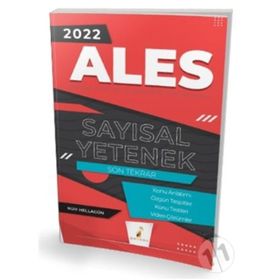 Pelikan Yayınları 2022 ALES Sayısal Yetenek Son Tekrar Konu Anlatımı