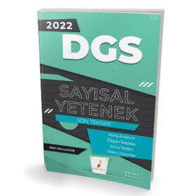 Pelikan Yayınları 2022 DGS Sayısal Yetenek Son Tekrar Konu Anlatımı