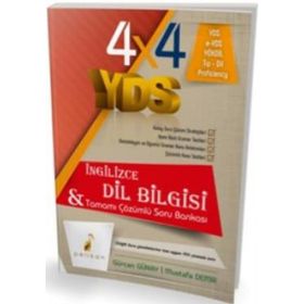 Pelikan Yayınları - 4x4 Yds İngilizce Dilbilgisi 4. Kitap