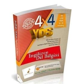 Pelikan Yayınları - 4x4 Yds İngilizce Dilbilgisi 4. Kitap