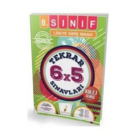 Pelikan Yayınları 8. Sınıf Liseye Giriş Sınavı 6x5 Tekrar Sınavları Kolej Serisi