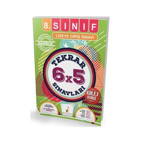 Pelikan Yayınları 8. Sınıf Liseye Giriş Sınavı 6x5 Tekrar Sınavları Kolej Serisi