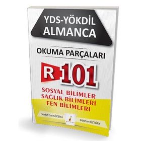 Pelikan Yayınları - Almanca R101 YDS YÖKDİL Okuma Parçaları