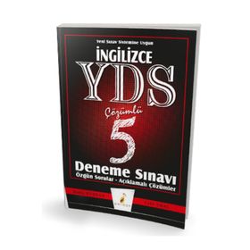 Pelikan Yayınları İngilizce YDS Çözümlü 5 Deneme Sınavı