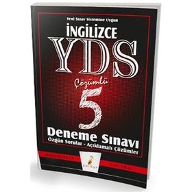 Pelikan Yayınları İngilizce YDS Çözümlü 5 Deneme Sınavı