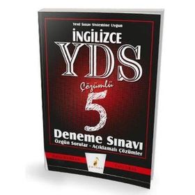 Pelikan Yayınları İngilizce YDS Çözümlü 5 Deneme Sınavı
