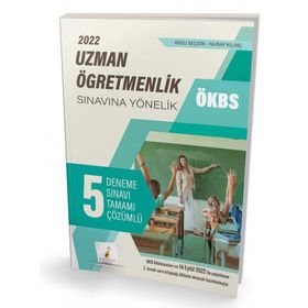 Pelikan Yayınları ÖKBS Uzman Öğretmenlik Sınavına Yönelik Tamamı Çözümlü 5 Deneme Sınavı