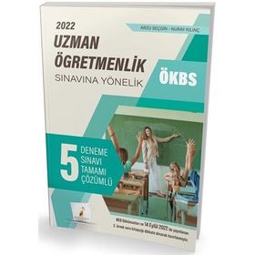 Pelikan Yayınları ÖKBS Uzman Öğretmenlik Sınavına Yönelik Tamamı Çözümlü 5 Deneme Sınavı