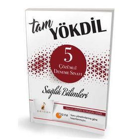 Pelikan Yayınları Tam YÖKDİL Sağlık Bilimleri 5 Çözümlü Deneme Sınavı
