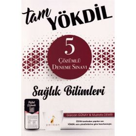 Pelikan Yayınları Tam YÖKDİL Sağlık Bilimleri 5 Çözümlü Deneme Sınavı