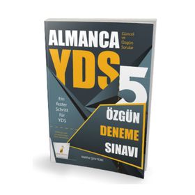 Pelikan Yayınları YDS Almanca Özgün 5 Deneme Sınavı