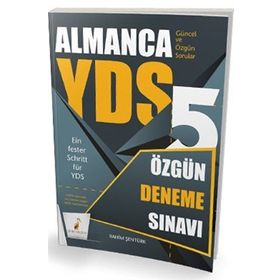 Pelikan Yayınları YDS Almanca Özgün 5 Deneme Sınavı