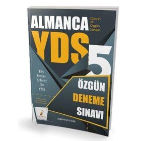 Pelikan Yayınları YDS Almanca Özgün 5 Deneme Sınavı