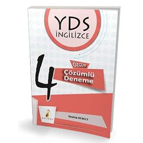 Pelikan Yayınları YDS İngilizce 4 Özgün Çözümlü Deneme İbrahim Durgut