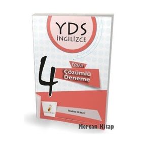 Pelikan Yayınları YDS İngilizce 4 Özgün Çözümlü Deneme İbrahim Durgut